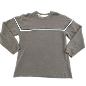 Vintage Retrofit Sweat Shirt Large Brown And Gray #C019
